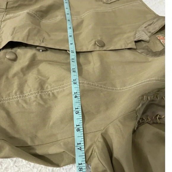 PRINCY By JESSICA SIMPSON Jacket Small Light Olive Floral Embroidery 100% Cotton - Picture 6 of 9